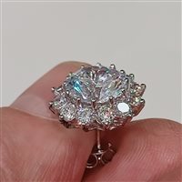 Orecchini Vidali Gioielli Donna in Argento Zircone ORAR-102-34 - ORAR-102-34